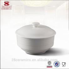 Wholesale utilisé vaisselle de restaurant, soupe chinoise en porcelaine soupière